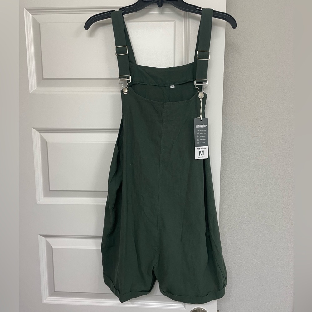 brand new with tags cute green jumper overalls!